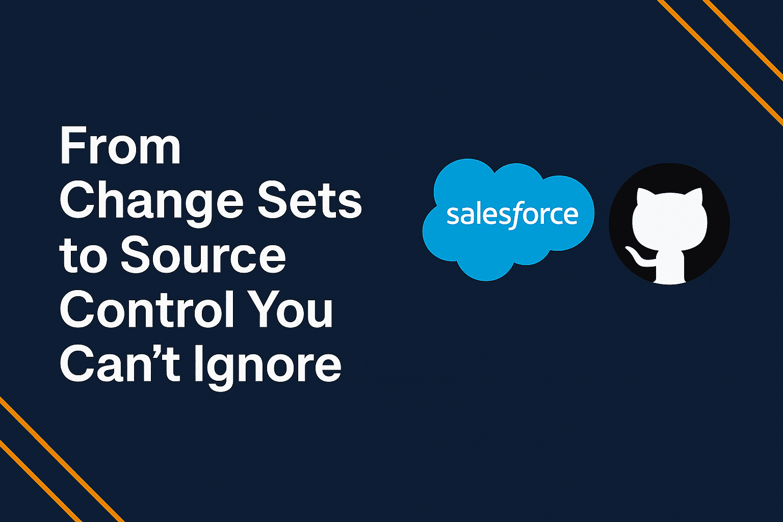 Des change sets au source control
